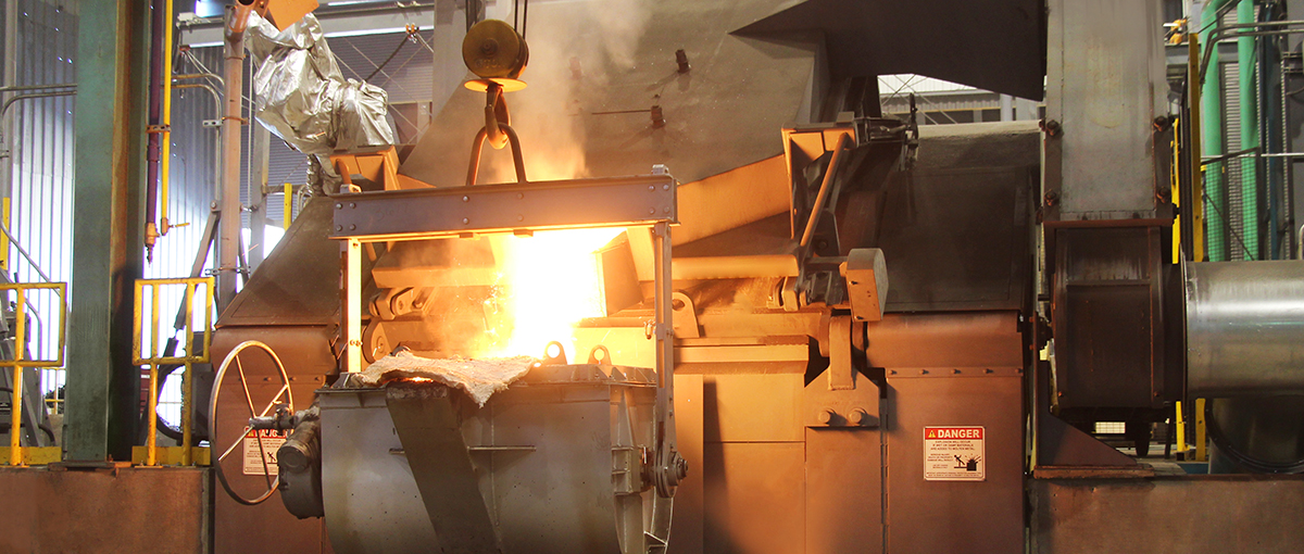 Inductotherm Large Furnaces in Steel Casting