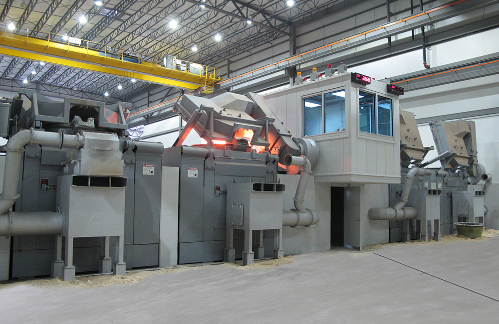 Inductotherm Large Furnaces in Steel Casting